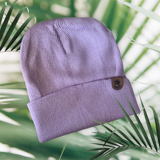 Beanie Color Lila Pastel