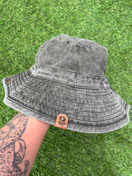 Bucket Hat - Acidwash Verde